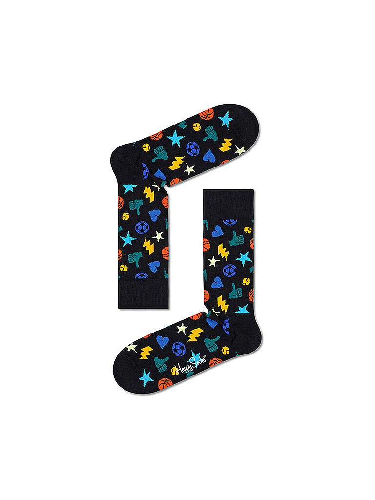 HAPPY SOCKS Damen Socken PLAY IT 36-40 bunt bunt